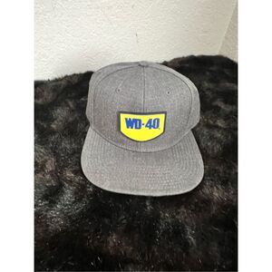 NEW NWOT WD-40 SNAPBACK CAP SIZE OS GREY DEGREASER LUBRICANT